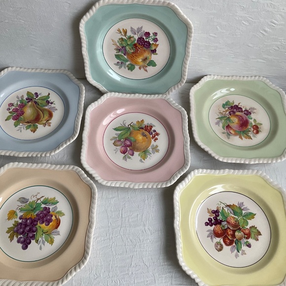 California by Johnson Brothers Vintage 7-3/4” Salad Plate Aqua#B - Picture 10 of 12